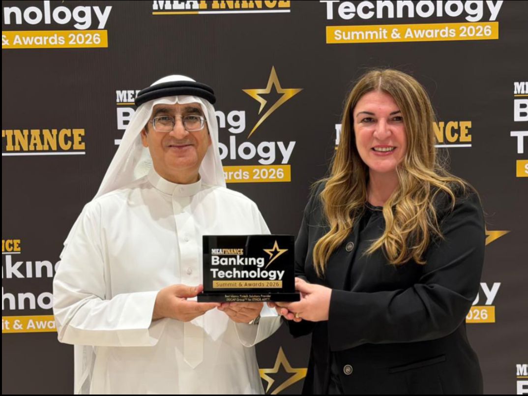 DDCAP Group™ awarded “Best Islamic FinTech Solutions Provider for ETHOS AFP™ at the MEA Finance Magazine Awards ceremony